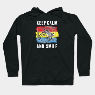 keep calm and smile Hoodie